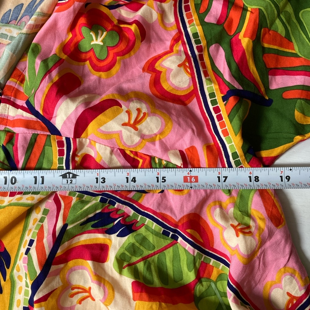 Label Of Love Anthropologie Calista Resort Mini Dress Cover Up V Neck Size small - Picture 11 of 16
